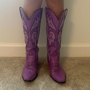 Purple Western Cowboy Boots